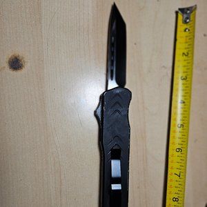 OTF Double Action Out The Front Safety Knife Black